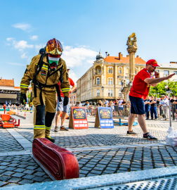 A legerősebb tűzoltók között van a mezőtúri Papp János