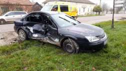 Két autó ütközött Kunhegyesen