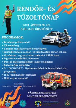 Közös Rendőr- és Tűzoltónap Szolnokon!