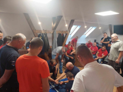 Erdélyi tűzoltókat képzett a vármegyei tűzoltók szövetsége