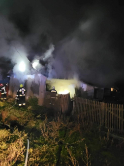 Egy lakatlan túrkevei házban keletkezett tűz