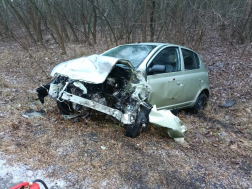 Két autó ütközött Jászberénynél
