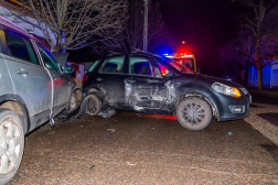 Két autó ütközött Szolnokon