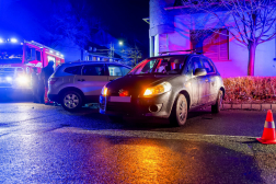 Két autó ütközött Szolnokon