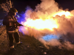 Hulladék égett Szolnokon