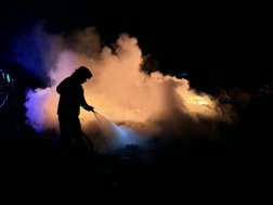 Hulladék égett Szolnokon