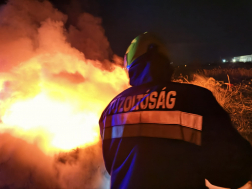 Hulladék égett Szolnokon