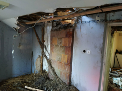 Cserépkályha és környezete égett Tiszafüreden