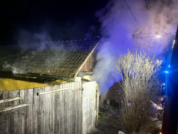 Egy lakatlan szolnoki házban volt tűz