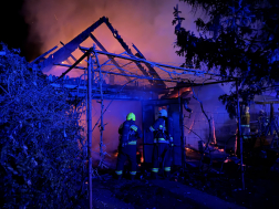 Kigyulladt egy garázs Zagyvarékason