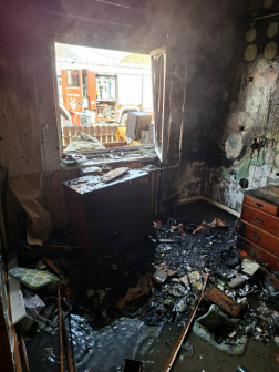 Tűz volt egy újszászi ház konyhájában