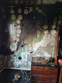 Tűz volt egy újszászi ház konyhájában