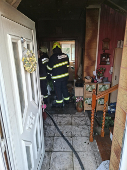 Tűz volt egy újszászi ház konyhájában