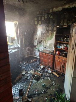 Tűz volt egy újszászi ház konyhájában