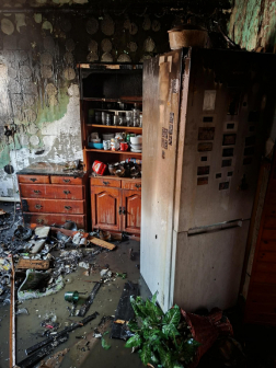 Tűz volt egy újszászi ház konyhájában