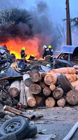 Nagy mennyiségű hulladék égett Szolnokon