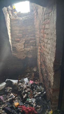 Tűz volt egy szolnoki pincében