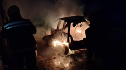 Autó égett Abonyban