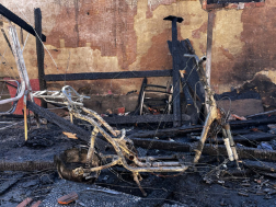 Elektromos kerékpár gyulladt ki Törökszentmiklóson