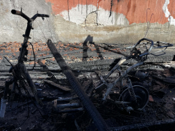 Elektromos kerékpár gyulladt ki Törökszentmiklóson