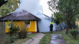 Leégett egy nyaraló Cibakházán