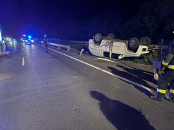 Két autó ütközött Szajolnál