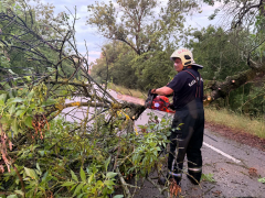 Munkát adott a vihar vármegyénk tűzoltóinak