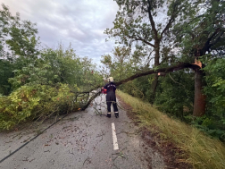 Munkát adott a vihar vármegyénk tűzoltóinak