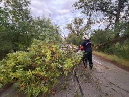 Munkát adott a vihar vármegyénk tűzoltóinak