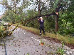 Munkát adott a vihar vármegyénk tűzoltóinak