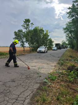 Munkát adott a vihar vármegyénk tűzoltóinak