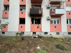Társasházi lakás gyulladt ki Martfűn