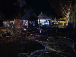 Büfé égett a túrkevei strandon