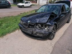 Két autó ütközött Tiszaföldváron