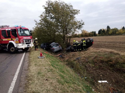 Három autó ütközött Rákóczifalvánál