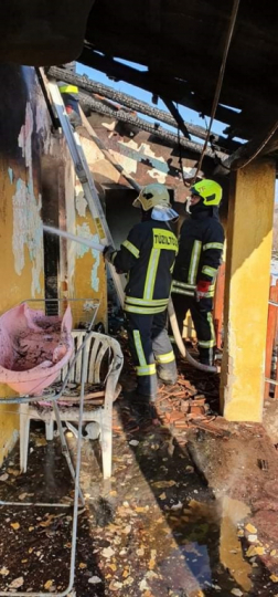Leégett egy lakóház Tiszacsegén