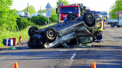 Két autó ütközött Tiszaföldvárnál