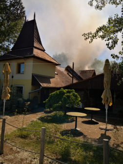 Egy étterem égett Tiszafüreden